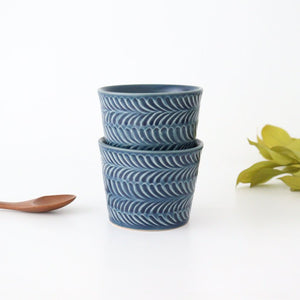 Cup denim pottery rosemary Hasami ware