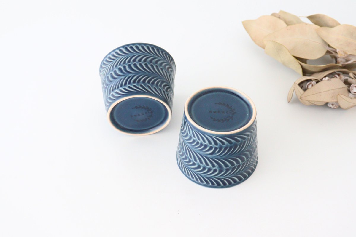 Cup denim pottery rosemary Hasami ware