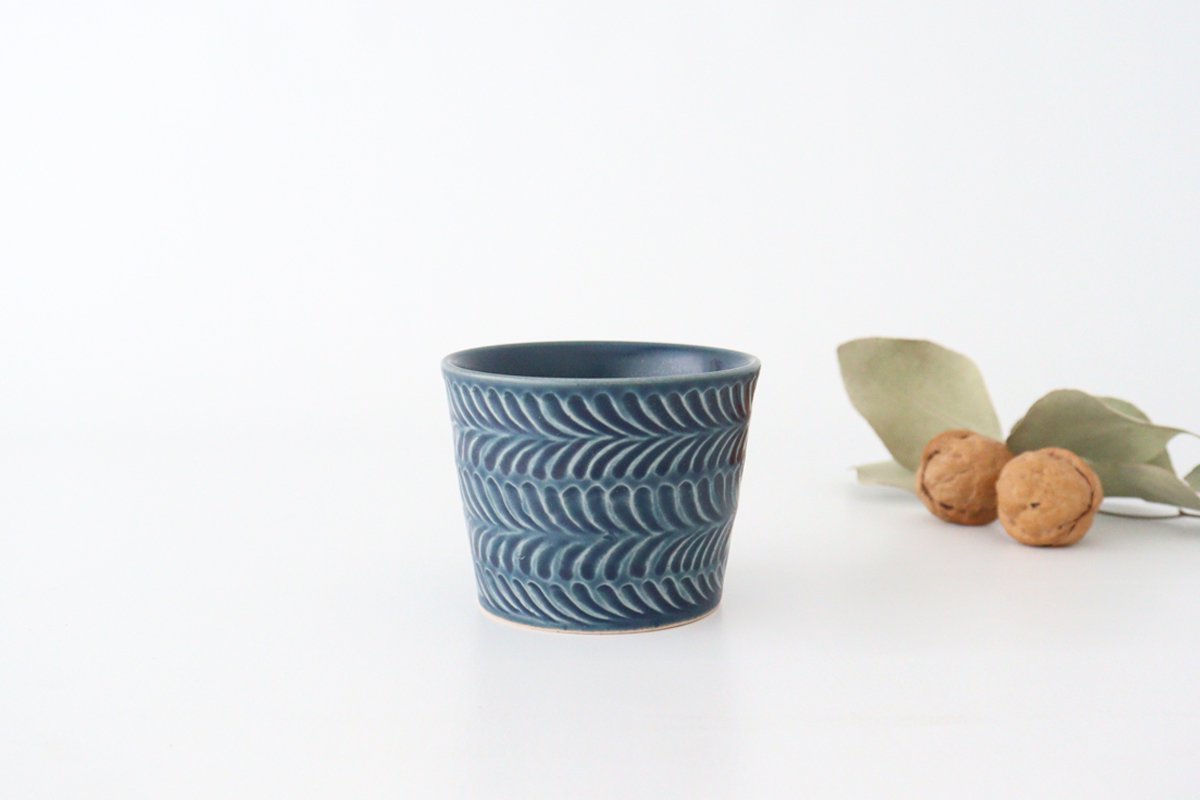 Cup denim pottery rosemary Hasami ware