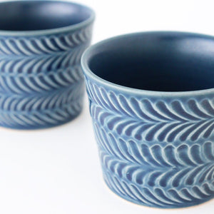 Cup denim pottery rosemary Hasami ware
