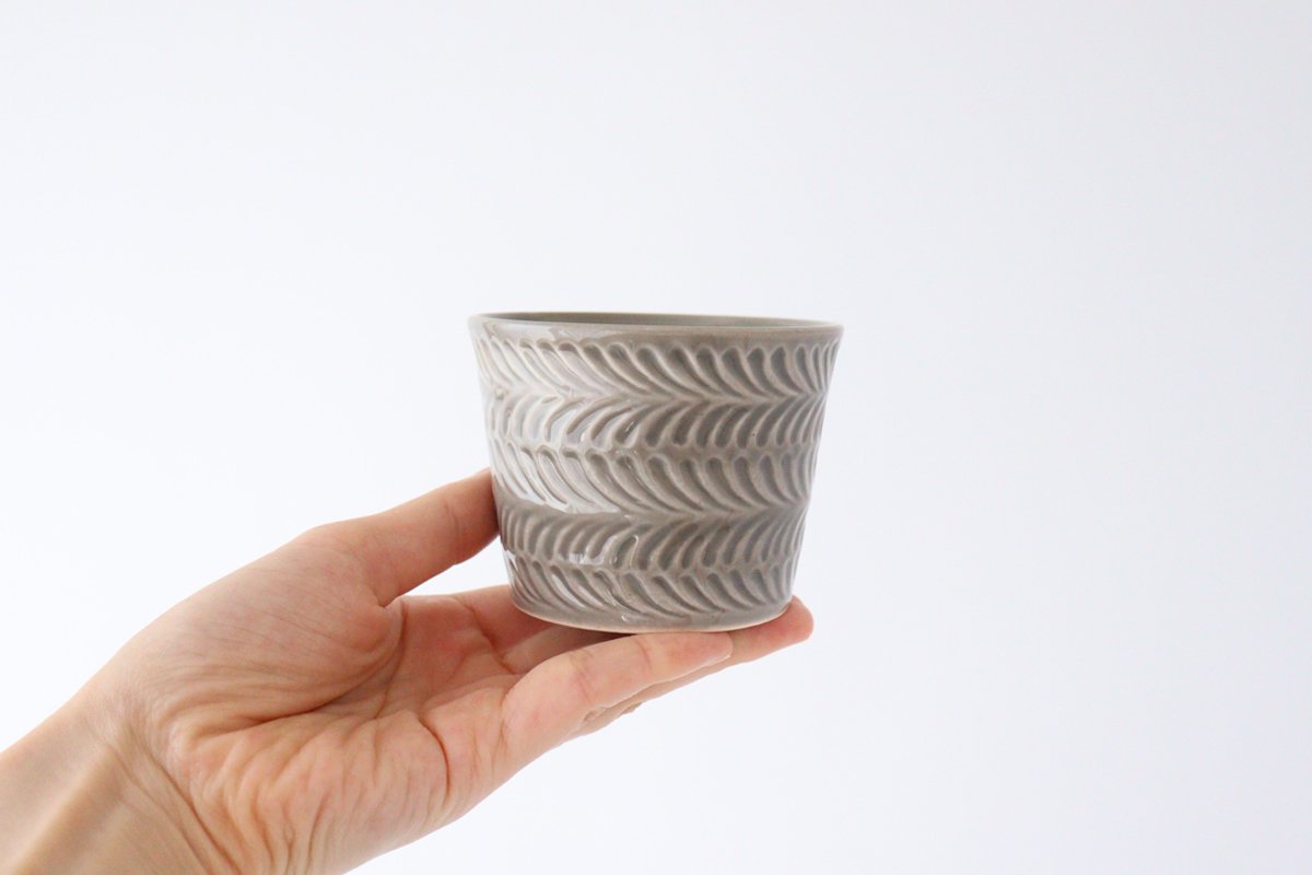 Cup Gray Pottery Rosemary Hasami Ware