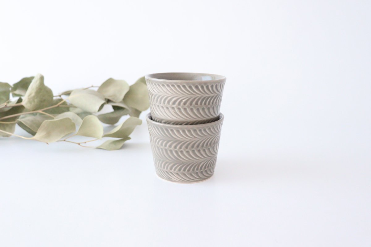 Cup Gray Pottery Rosemary Hasami Ware