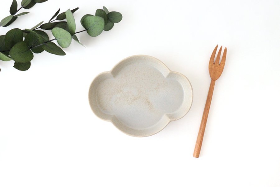 Oval Small Plate Gray | Mino Ware