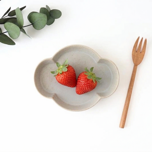 Oval Small Plate Gray | Mino Ware