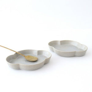 Oval Small Plate Gray | Mino Ware