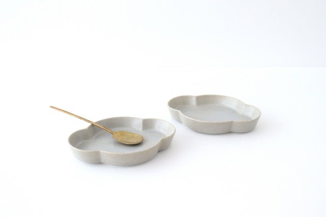 Oval Small Plate Gray | Mino Ware