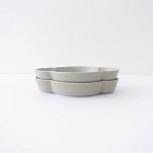 Oval Small Plate Gray | Mino Ware