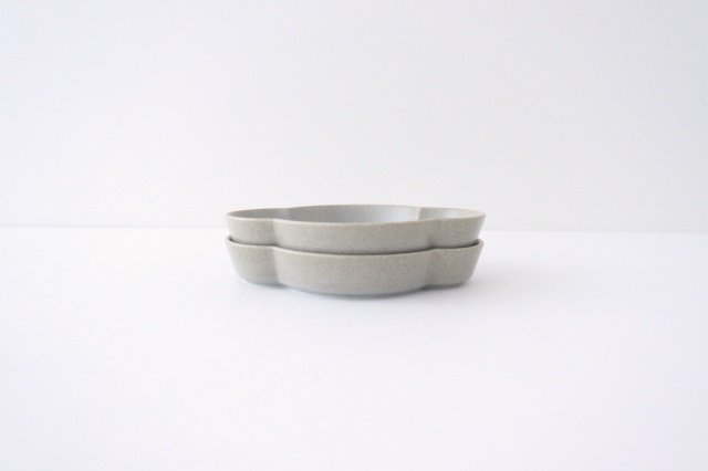 Oval Small Plate Gray | Mino Ware