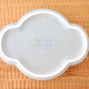 Oval Small Plate Gray | Mino Ware