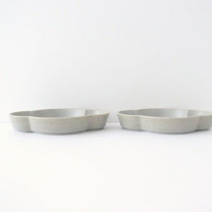 Oval Small Plate Gray | Mino Ware