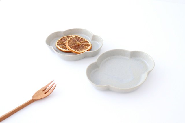 Oval Small Plate Gray | Mino Ware