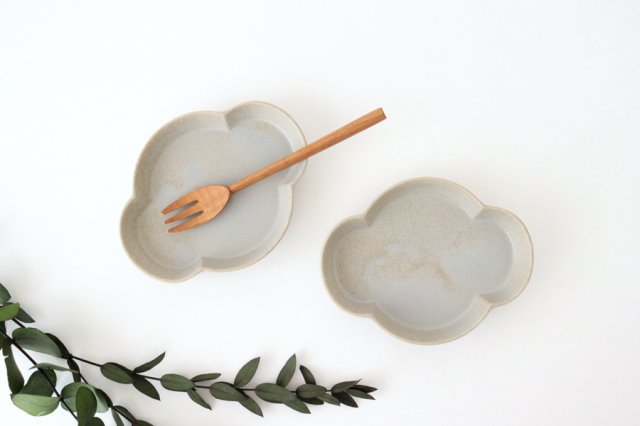 Oval Small Plate Gray | Mino Ware