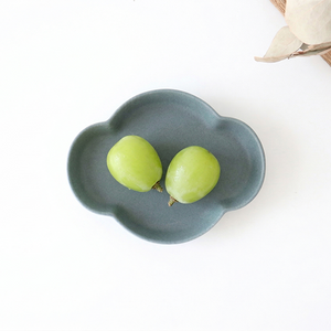 Oval Small Plate Blue | Mino Ware