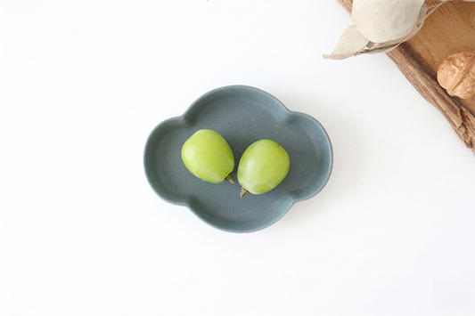 Oval Small Plate Blue | Mino Ware