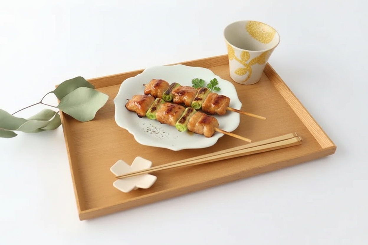 aoi Flower-shaped Pate Blue and White | Mino Ware