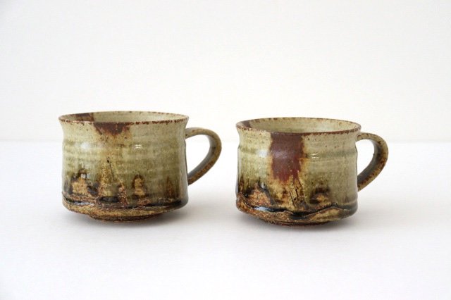 Mino mug pottery Minami kiln Mino ware