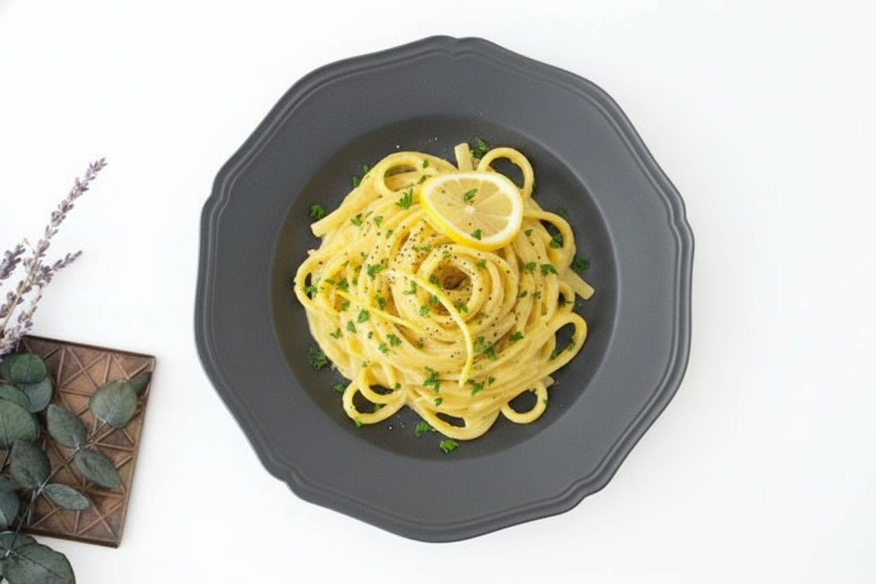 calme Flower Shaped Plate Matte Black| Hasami Ware