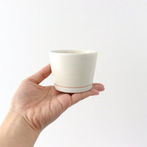 calm Free Cup Yuzuhada Shino | Soba Choko Hasami Ware