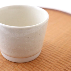 calm Free Cup Yuzuhada Shino | Soba Choko Hasami Ware