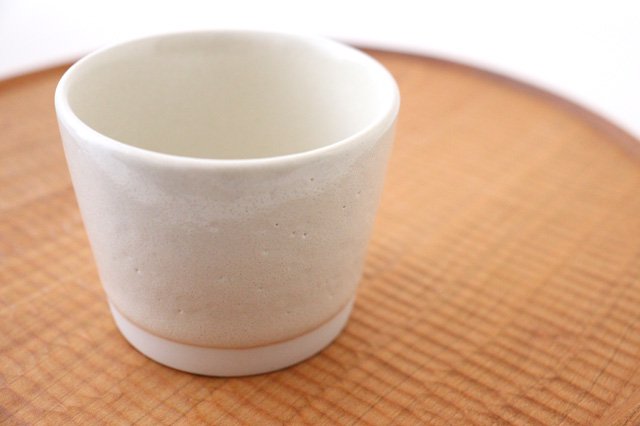 calm Free Cup Yuzuhada Shino | Soba Choko Hasami Ware