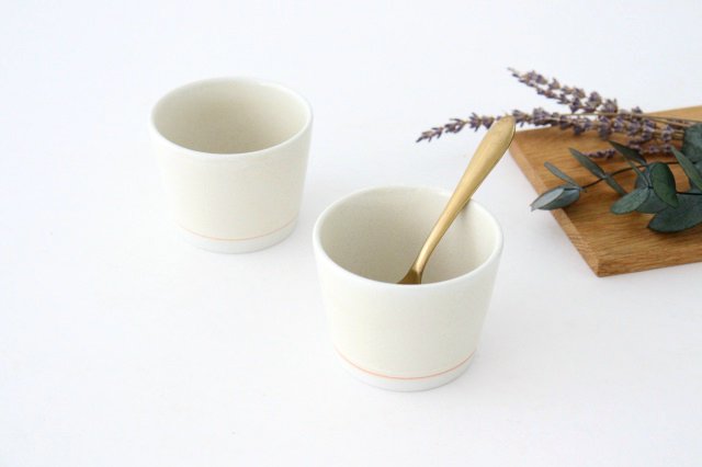 calm Free Cup Yuzuhada Shino | Soba Choko Hasami Ware