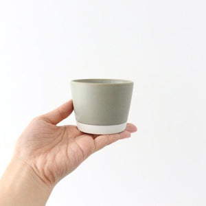 [Uchiru special order] Free cup mat porcelain calme Hasami ware