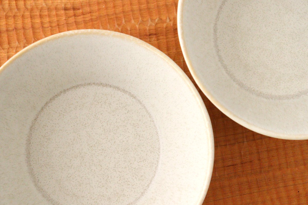 Bowl S Silver White Porcelain Cuore Mino Ware
