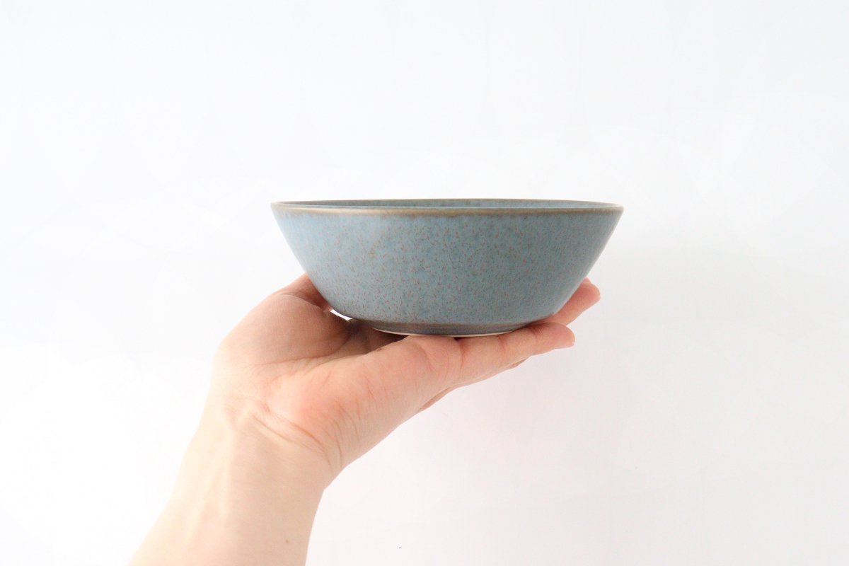 Bowl S Dark Gray Porcelain Cuole Mino Ware