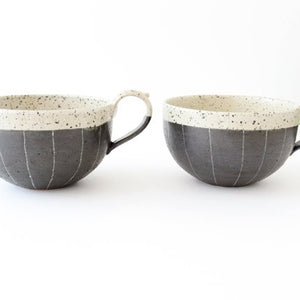 Soup Cup Stripe White | Shigaraki Ware