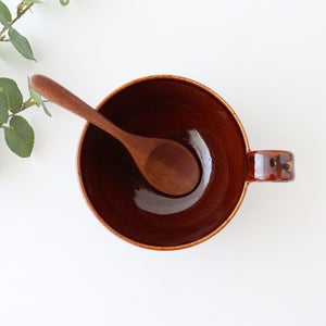 Soup Cup Stripe Brown | Shigaraki Ware