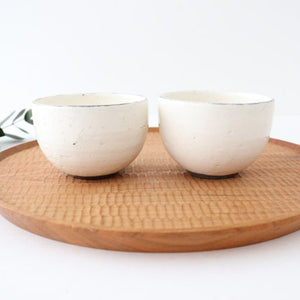 Small cup, cracked powder, pottery, Shigaraki ware