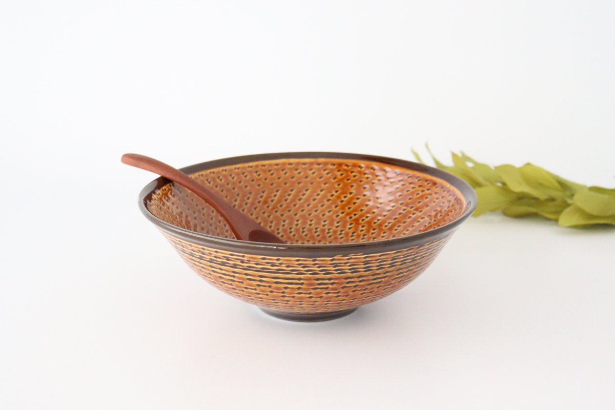 Noodle Bowl Tobikanna | Ramen Bowl Shigaraki Ware