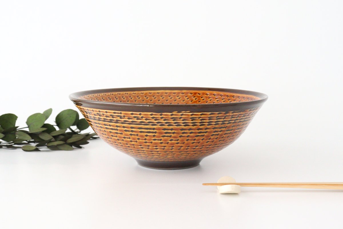 Noodle Bowl Tobikanna | Ramen Bowl Shigaraki Ware