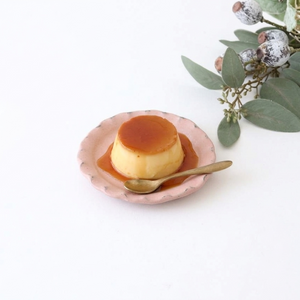 Flower-shaped Small Plate Pink | Shigaraki Ware