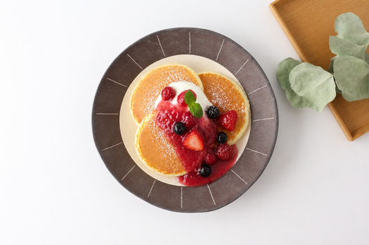 Rim Plate Line 24cm/9.4in | Shigaraki Ware