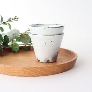 Powder cup pottery Shigaraki ware