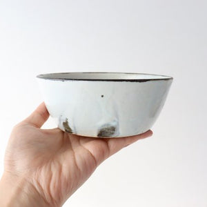 Deep Bowl Kohiki | Serving Bowl Shigaraki Ware