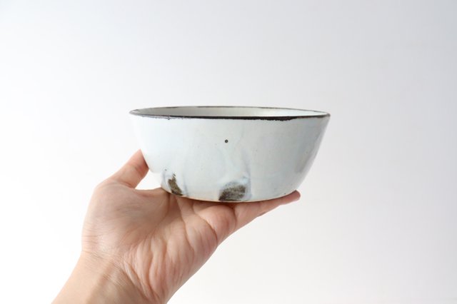 Deep Bowl Kohiki | Serving Bowl Shigaraki Ware