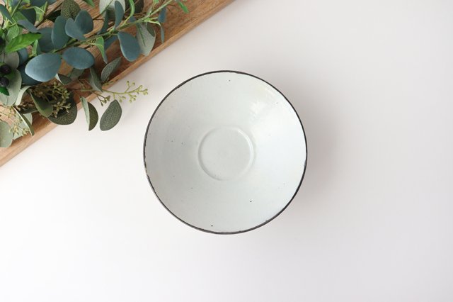 Shallow Bowl White 18cm/7.1in | Serving Bowl Shigaraki Ware