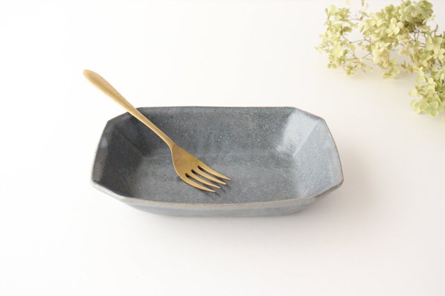 Furutani Seitosho Gray Glaze Octagonal Deep Bowl Small | Serving Bowl