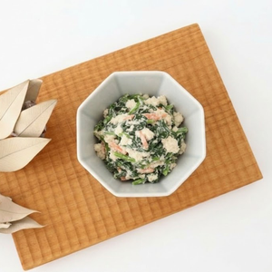 Octagonal Small Bowl Gray | Kobachi Mino Ware