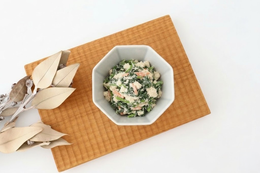 Octagonal Small Bowl Gray | Kobachi Mino Ware