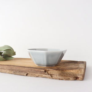 Yasumi Small Bowl Gray Porcelain Mino Ware