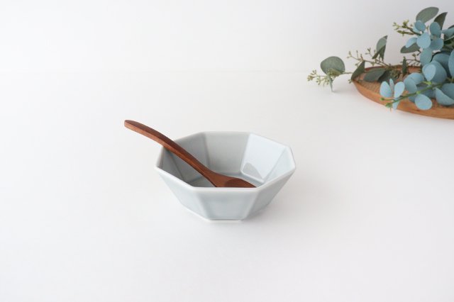 Yasumi Small Bowl Gray Porcelain Mino Ware