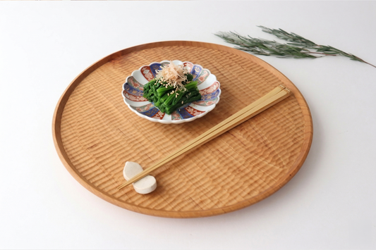 Rinkurou Kiln Sauce Plate Old Imari Chrysanthemum Pattern 9cm/3.5in | Hasami Ware