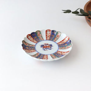 9cm/3.5in Plate, Chrysanthemum pattern, Porcelain, Rinkurou kiln, Hasami ware