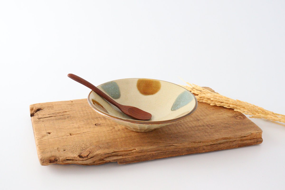 Ryukyu Drop Shallow Bowl S | Kobachi Mino Ware