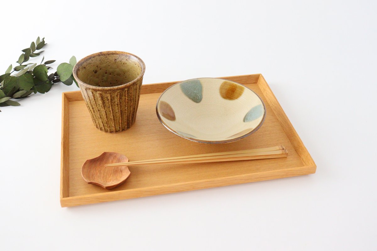 Ryukyu Drop Shallow Bowl S | Kobachi Mino Ware