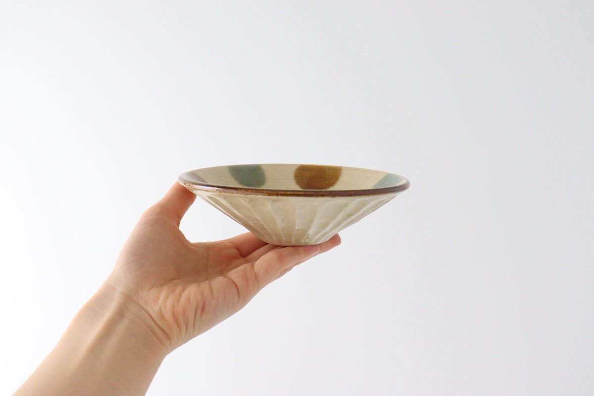 Ryukyu Drop Shallow Bowl S | Kobachi Mino Ware