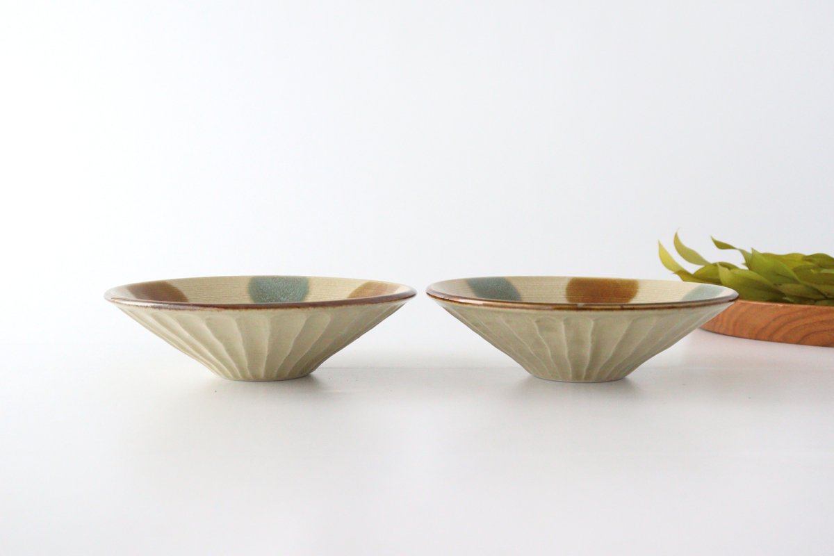 Ryukyu Drop Shallow Bowl S | Kobachi Mino Ware